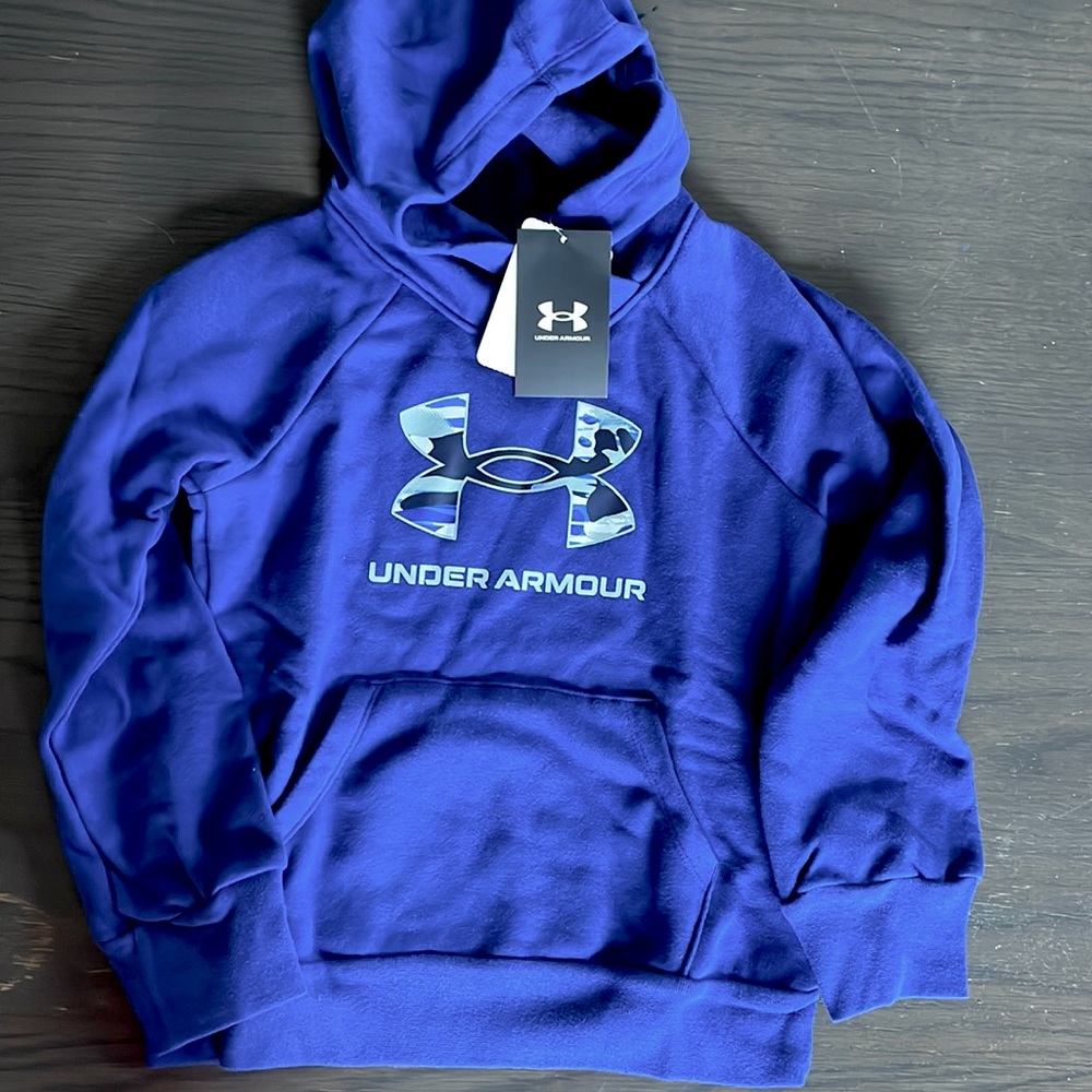Girls Under Armour Rival Fleece Hoodie, Youth Small